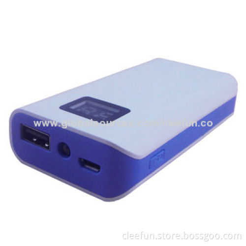 5,200mAh Durable Power Bank with Digital Display and LED Torch